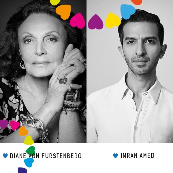 Diane Von Furstenberg and imran amed