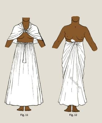 Ancient Egyptian Skirt Cape